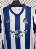26-27 Real Sociedad Home Fans Soccer Jersey