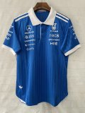 2026 Benz New Pattern Player Version Short Sleeve Racing Suit*有领
