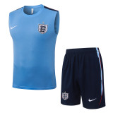26-27 England High Quality Tank Top And Shorts Suit