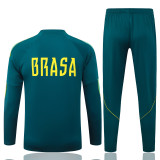 26-27 Brazil High Quality Half Pull Tracksuit