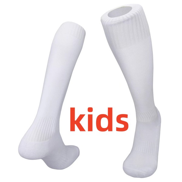 26-27 White Kids Socks