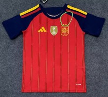 2026 World Cup Spain Home Fans Soccer Jersey (With 2 Star)*两颗星