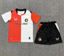 26-27 Feyenoord Home Kids Soccer Jersey