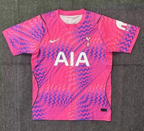 26-27 TOT Pink GoalKeeper Fans Soccer Jersey