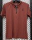 2026 ON Red-brown High Quality Half Pull T-Shirt