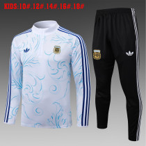 26-27 Argentina High Quality Kids Half Pull Tracksuit 26-27 Argentina High Quality Kids Half Pull Tracksuit