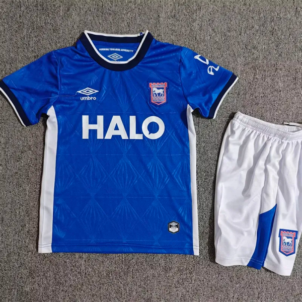 26-27 Ipswich Home Kids Soccer Jersey