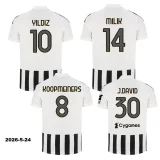 26-27 JUV Home Embroidered Version Fans Soccer Jersey