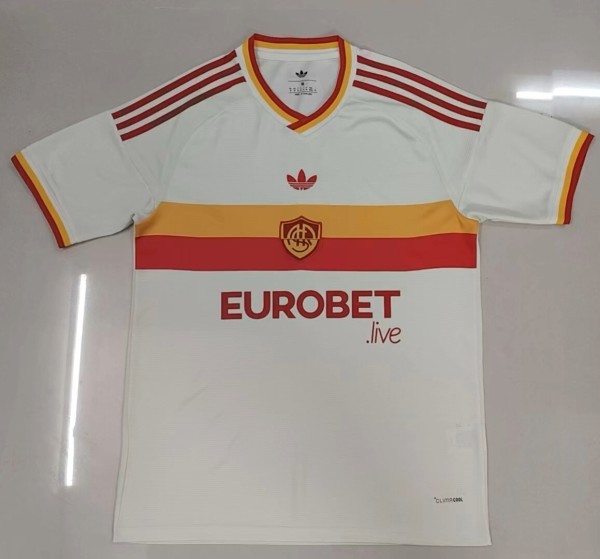 26-27 Roma White Special Edition Fans Soccer Jersey