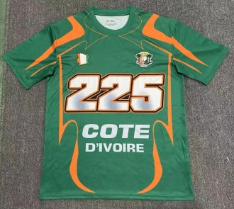 26-27 Cote d'Ivoire Green Special Edition Fans Soccer Jersey