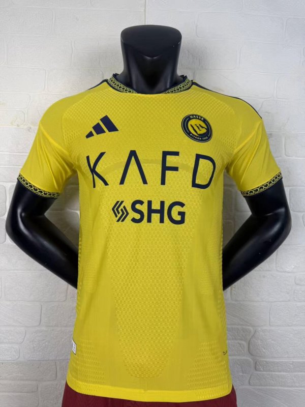 26-27 AL-Nassr Home Player Version Soccer Jersey*带广告