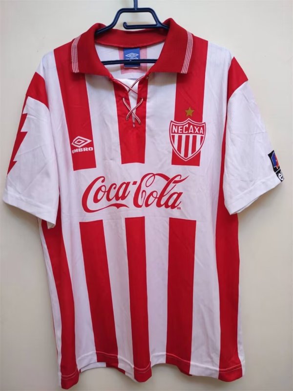 1995-1996 Necaxa Home Retro Soccer Jersey(With 2 Star)*两颗星