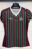 26-27 Fluminense Home Women Fans Soccer Jersey (女)