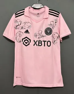 22-23 Inter Miami Home Embroidered Version Fans Soccer Jersey