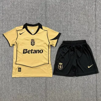26-27 Sporting Lisbon Away Kids Soccer Jersey