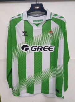 26-27 Real Betis Home Long Sleeves Fans Soccer Jersey (长袖)