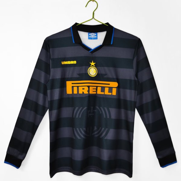 1997-1998 INT Long Sleeve Retro Soccer Jersey