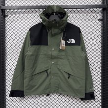 2026 TNF Green New Pattern Embroidered Windbreaker