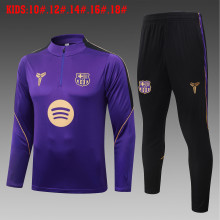 26-27 BAR High Quality Kids Half Pull Tracksuit