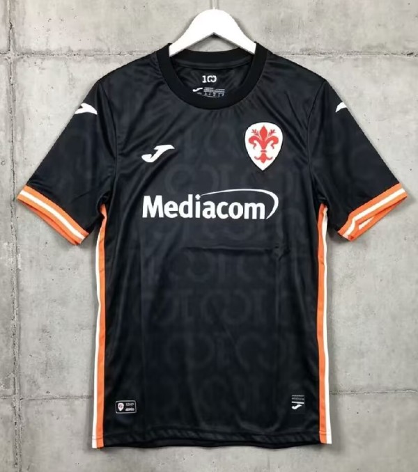 26-27 Fiorentina Black 100th Anniversary Edition Fans Soccer Jersey