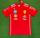 2026 Ferrari New Pattern Heat Transfer Printing Short Sleeve Racing Suit