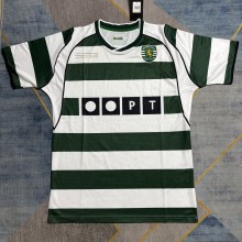 2002-2003 Sporting Lisbon Home Retro Soccer Jersey