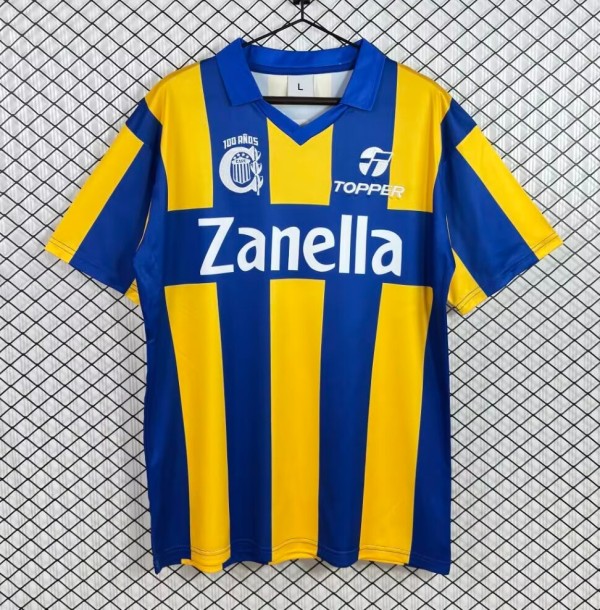 1989-1991 Rosario Central Home Retro Soccer Jersey