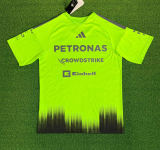 2026 Mercedes New Pattern Heat Transfer Printing Short Sleeve Racing Suit