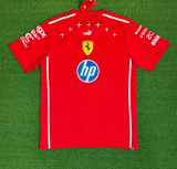 2026 Ferrari New Pattern Heat Transfer Printing Short Sleeve Racing Suit