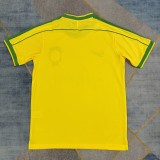 1998 Brazil Home Retro Soccer Jersey签名版