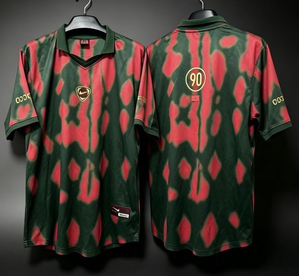 26-27 Morocco Red Black Joint Edition Training shirts