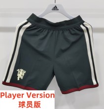 26-27 Man Utd Third Black Player Version Shorts Pants