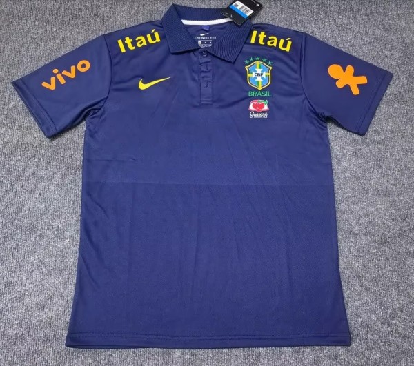 26-27 Brazil Blue Special Edition Polo Short Sleeve