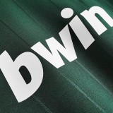 2012-2013 RMA Away Green Long Sleeve Retro Soccer Jersey