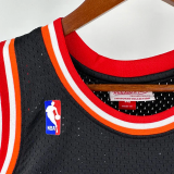 2013-2014 HEAT JAMES #6 Black Retro Top Quality Hot Pressing NBA Jersey