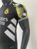 25-26 RMA Black Special Edition Player Version Training Shirts 黄袖边