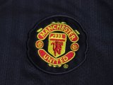 2007-2008 Man Utd Third Long SleevesRetro Soccer Jersey