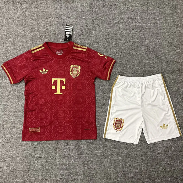 25-26 Bayern 125th Anniversary Kids Soccer Jersey
