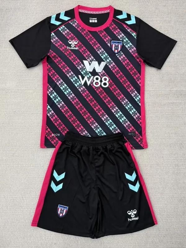 25-26 Sunderland Black GoalKeeper Adult Suit
