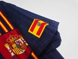 1996 Spain Away Retro Soccer Jersey