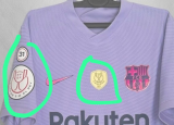 21-22 BAR Away 1:1 Fans Soccer Jersey
