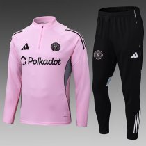 25-26 Inter Miami High Quality Half Pull Tracksuit