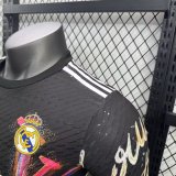 25-26 RMA Black Blue Special Edition Player Version Training Shirts *L