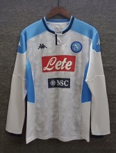 2019-2020 Napoli Away Long sleeves Retro Soccer Jersey