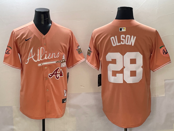 2025 MLB Atlanta Braves New Pattern Jersey
