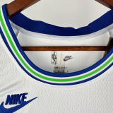 23-24 TIMBERWOLVES ROSE #25 White Top Quality Hot Pressing NBA Jersey (Retro Logo)