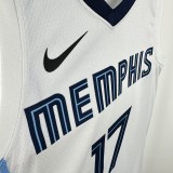 23-24 GRIZZLIES KAWAMURA #17 White Top Quality Hot Pressing NBA Jersey