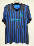 25-26 INT Home Fans Soccer Jersey*带广告