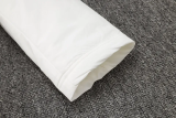 24-25 Sao Paulo White Hooded Windbreaker Fabric Cotton Coat