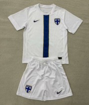 25-26 Finland Home Kids Soccer Jersey